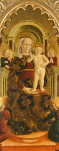 Thronende Madonna von Girolamo di Giovanni di Camerino