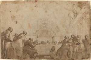 Das letzte Abendmahl von Giulio Benso