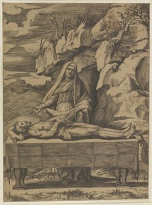 Beweinung von Giulio Bonasone