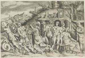 Jason und Medea von Giulio Bonasone