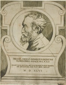 Michelangelo von Giulio Bonasone