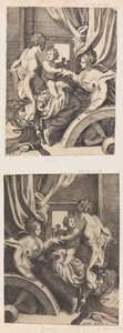 Die mystische Hochzeit der Heiligen Katharina von Giulio Bonasone