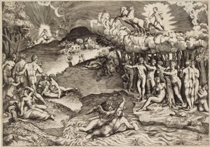 Der Triumph der Liebe von Giulio Bonasone