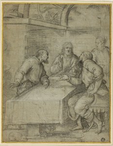 Studie für das Abendmahl in Emmaus