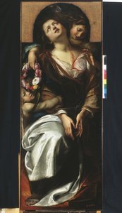 St. Cäcilia mit zwei Engeln von Giulio Cesare Procaccini