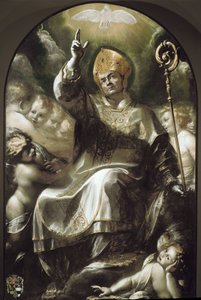 Der heilige Karl Borromäus in Herrlichkeit