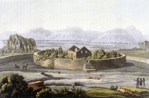 Porteresse Inca - in "Das antike und moderne Kostüm" von Giulio Ferrario