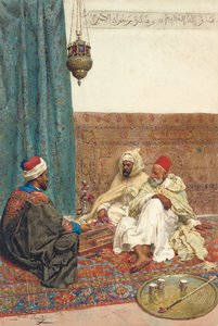 Ein Spiel Tavli von Giulio Rosati