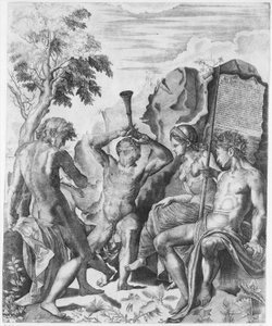 Der Wettbewerb von Apollo und Marsyas und das Urteil des Midas, 1562