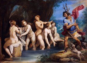 Diana und Actaeon (ca. 1604) von Giuseppe Cesari