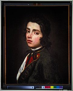 Porträt eines jungen Jungen, undatiert von Giuseppe (1655 1743) Ghislandi