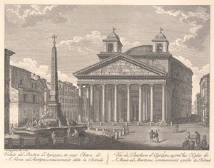 Ansicht des Pantheon von Agrippa