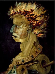 Das Feuer von Giuseppe Arcimboldo