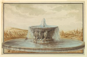 Design für einen Brunnen von Giuseppe Barberi