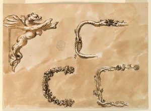 Türklopfer und Metalltaschenrahmen von Giuseppe Barberi