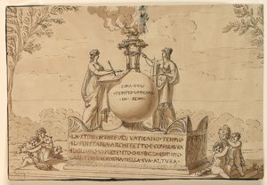 Grabdenkmal für Carlo Fontana von Giuseppe Barberi
