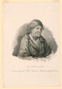 Porträt von Giovanni Battista Casti (1721-1803) von Giuseppe Beretta