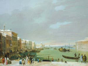 Karneval in Venedig von Giuseppe Bernardino Bison