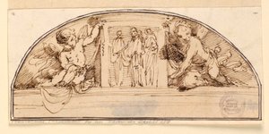 Entwurf für eine Lunette von Giuseppe Bernardino Bison