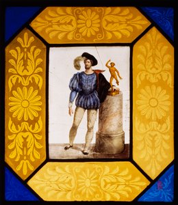 Der Bildhauer Mauro Gandolfi als Giambologna von Giuseppe Bertini
