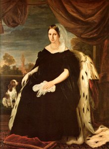 Porträt von Maria Antonietta von Toskana von Giuseppe Bezzuoli