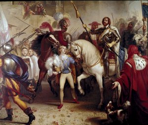 Der Einzug Karls VIII. in Florenz von Giuseppe Bezzuoli