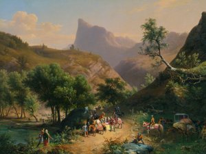 Entführung der Tochter des Herzogs von Genf (?) durch Thomas von Savoyen