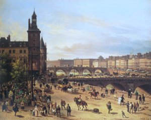 Blumenmarkt, Uhrturm, Pont au Change und Pont Neuf