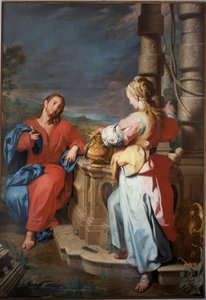 Jesus und die Samariterin, ca. 1722 von Giuseppe Castiglione