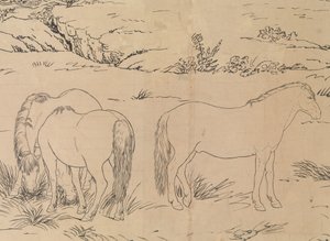 Einhundert Pferde von Giuseppe Castiglione
