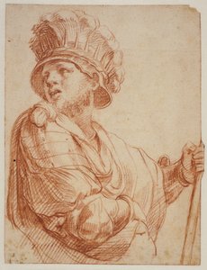 Soldat mit Federhelm, nach Raphael