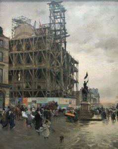 Der Platz der Pyramiden von Giuseppe de Nittis