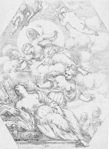 Dido auf dem Scheiterhaufen, 1650-1700