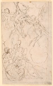 Studie für den Traum des Heiligen Josef von Giuseppe Diamantini