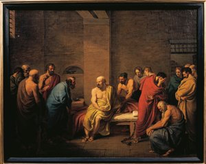 Der Tod des Sokrates von Giuseppe Diotti