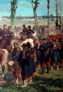 Das italienische Lager (Detail der Schlacht von Magenta 1859) von Giuseppe Fattori