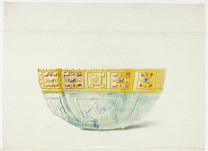 Geschmückte Schale im Schatz von San Marco, Venedig von Giuseppe Grisoni