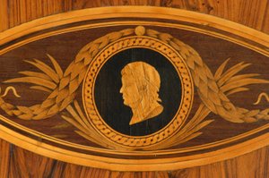 Detail der Tischplatte von Giuseppe Maggiolini