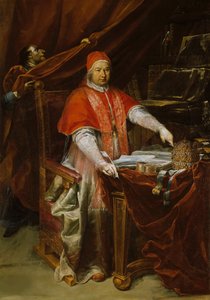 Porträt von Papst Benedikt XIV., 1740 von Giuseppe Maria Crespi