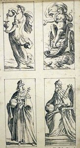 Tarotkarten des 17. Jahrhunderts von Giuseppe Maria Mitelli