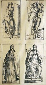 Tarotkarten aus dem 17. Jahrhundert von Giuseppe Maria Mitelli