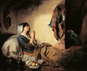 Verlassene oder gefallene Frau