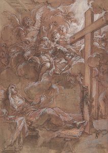 Die Ekstase der seligen Giacinta Marescotti, ca. 1675-1714 von Giuseppe Passeri