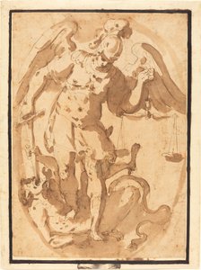 Sankt Michael mit Luzifer von Giuseppe Porta
