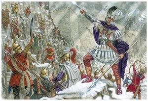 Alexander der Große am Eisernen Tor (Zentralasien) von Giuseppe Rava