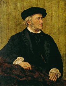 Porträt von Richard Wagner (1813-83) 1883 von Giuseppe Tivoli