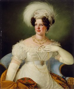 Porträt der Gräfin Cecilia von Auersperg