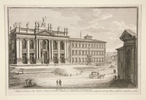 Basilika St. Johannes im Lateran von Giuseppe Vasi