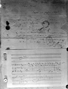 Korrespondenz geschrieben von Giuseppe Verdi