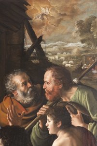 Die Geburt Christi, (Detail)